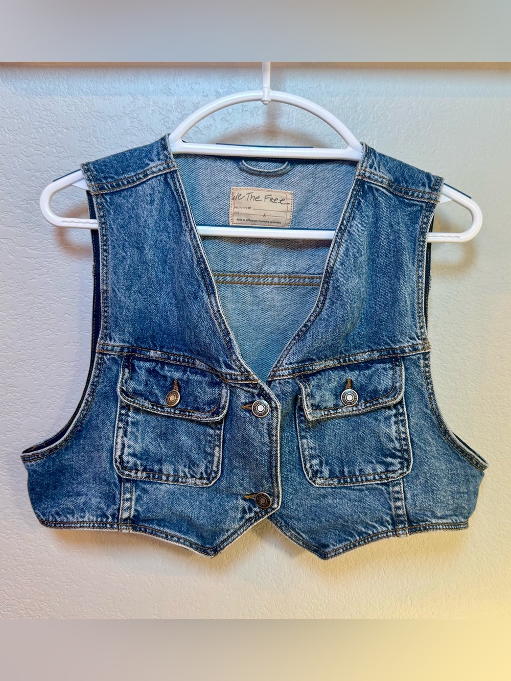 We The Free Crop Vest